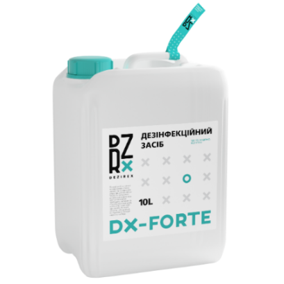 Засіб для дезінфекції Dezirex Forte для тваринницьких об'єктів та приміщень, 10л