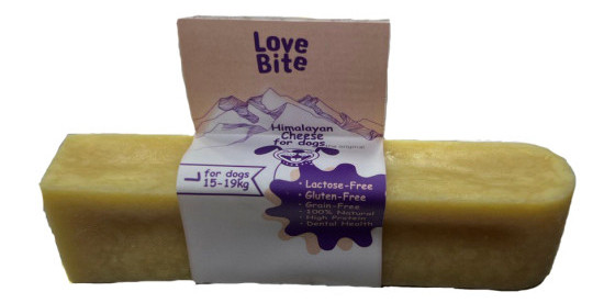 Ласощі для собак Сир Гімалайський LoveBite, Куркума, L 100 г