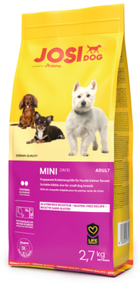 Сухий корм для дорослих собак JosiDog Mini Adult з м'ясом домашньої птиці 2.7 кг