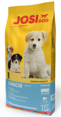 Сухий корм для цуценят JosiDog Junior з м'ясом домашньої птиці 15 кг