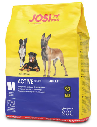 Сухий корм для дорослих собак JosiDog Active Adult з м'ясом домашньої птиці 900 г