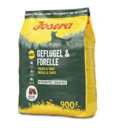 Сухий корм Josera Adult Geflugel & Forelle для дорослих і активних собак, з м'ясом птиці і форелі 900 г