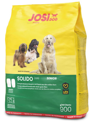 Сухий корм для літніх собак JosiDog Solido Adult з м'ясом домашньої птиці 900 г