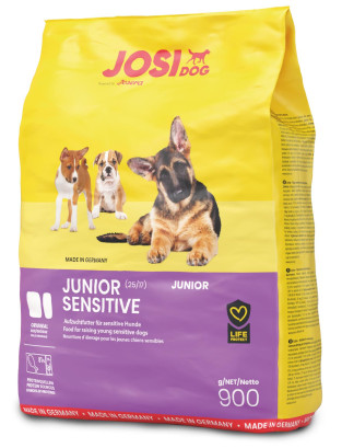 Сухий корм для цуценят JosiDog Junior Sensitive з м'ясом домашньої птиці 900 г