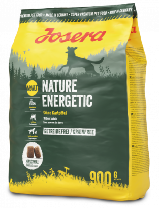Сухий корм для активних собак Josera Nature Energetic Adult беззерновий з м'ясом птиці 900 г