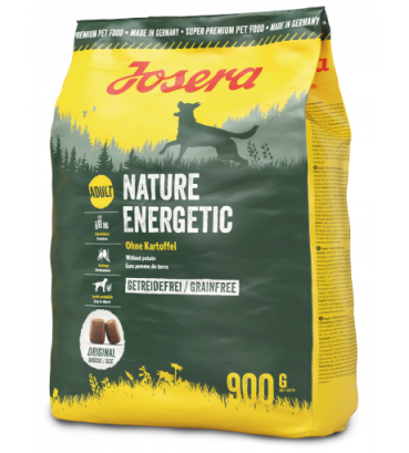 Сухий корм для активних собак Josera Nature Energetic Adult беззерновий з м'ясом птиці 900 г
