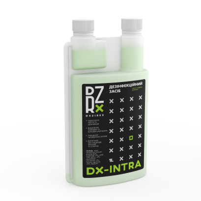 Засіб для дезінфекції Dezirex Intra для тварин та приміщень, 1 л