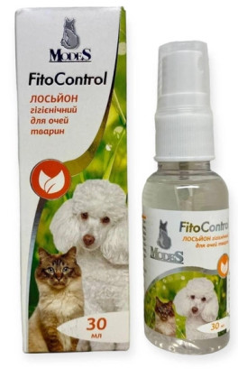 Лосьйон гігієнічний Modes Fito Control ( Модес Фіто) для догляду за очима котів та собак 30 мл