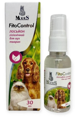 Лосьйон гігієнічний Modes Fito Control ( Модес Фіто) для догляду за вухами котів та собак 30 мл