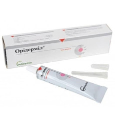 Вушна мазь Vetoquinol Орідерміл для собак та котів для лікування отитів та отодектоза 10 г
