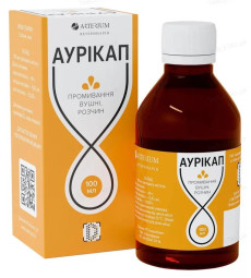 Розчин Arterium Аурікап для чищення вух у собак і котів, 100 мл