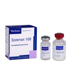 Препарат для загальної аненстезії Virbac Золетил 100 5 мл