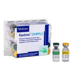 Вакцина Virbac Каніген DHPPi/L  для собак 1 доза