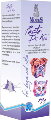 Паста для котів та собак Modes Dr.KIS Multivit мультивітамінна 50 г