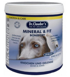 Вітамінно-мінеральна добавка для собак Dr.Clauder's Mineral & Fit Bonefort у період інтенсивного росту, 500 г