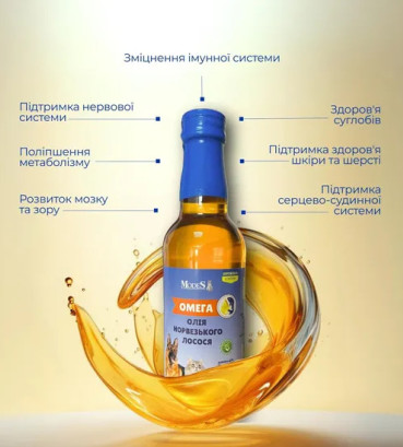 Олія норвезького лосося Modes для покращення стану шкіри і шерсті, 250 мл
