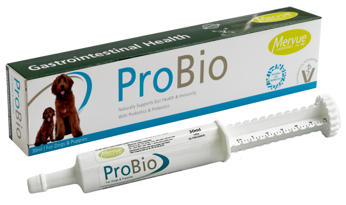 Пробіотики для собак Mervue ProBio Dogs & Puppies Paste, для підтримання здоров'я шлунково-кишкового тракту, 60 мл