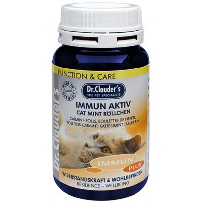 Вітамінно-мінеральний комплекс Dr.Clauder's Immun Acitve Cat Mint Rolls для імунної системи кішок 100 г