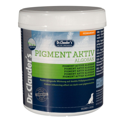 Харчова добавка для собак з темною пігментацією шерсті Dr.Clauder’s Pigment Active Algosan 400 г