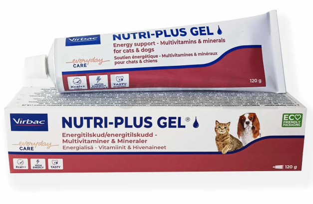 Вітамінно-мінеральна добавка Virbac Nutri-Plus Gel для собак та кішок, 120 г